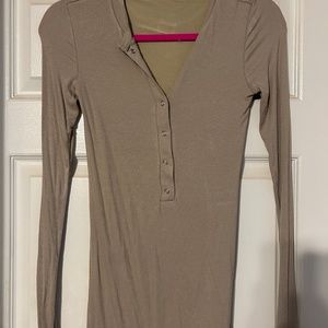 tan olivaceous dress M